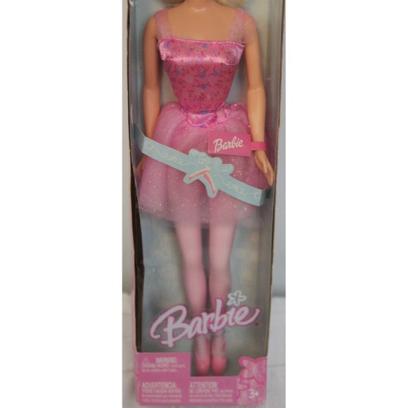 NEW Mattel Ballerina Barbie Doll Figure Princess Flower Pink Ballet Sparkle Tutu - Picture 8 of 8
